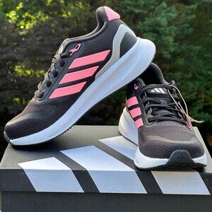 NEW Adidas Youth Juniors Pink Black Casual Athletic Sneaker - Size 4